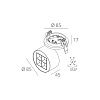 Skarlat RSL74265 4×2.5W WH+BK 4000K-0