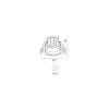 Skarlat RDL73028-3 10W WH 4000K-0