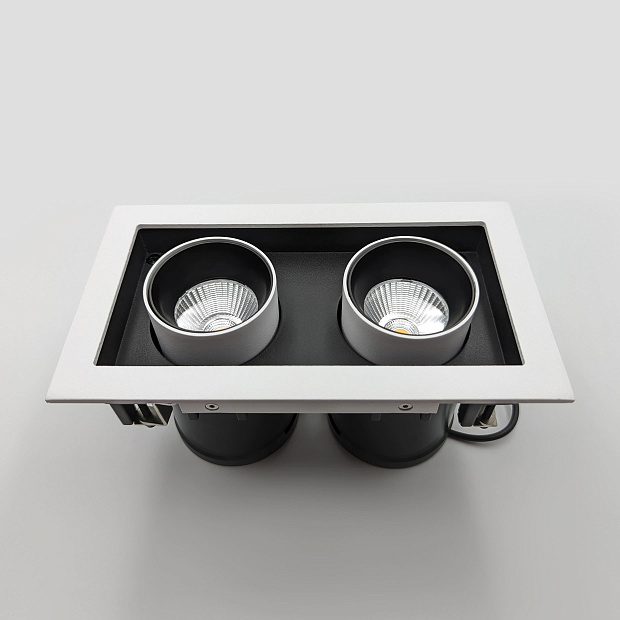 Skarlat  RGL7117-2 2×12W WH+BK 4000K