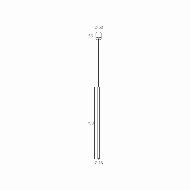 Skarlat  RHL7767 3W BK 4000K