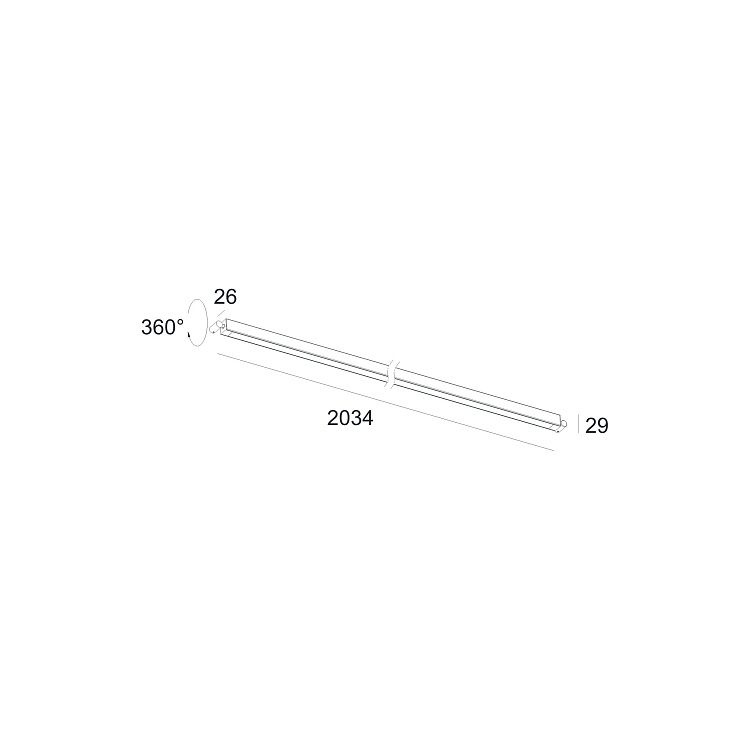 Skarlat  RWLB157 40W BK 3000K