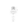 Skarlat RSL7468-2.5 7W WH 3000K-0