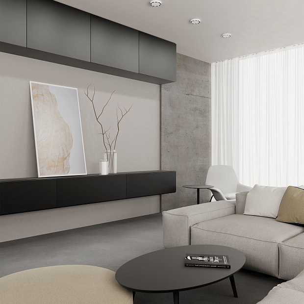 Skarlat RSLC78073 9×1.5W WH+BK 4000K