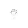 Skarlat RDL73028-6 28W WH 4000K-0