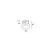 Skarlat RSL74091-2.5 7W BK 4000K-0