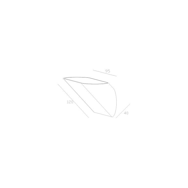 Skarlat RWLB084 4W BK 4000K