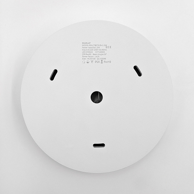 Skarlat RSLC78073 9×1.5W WH+BK 4000K