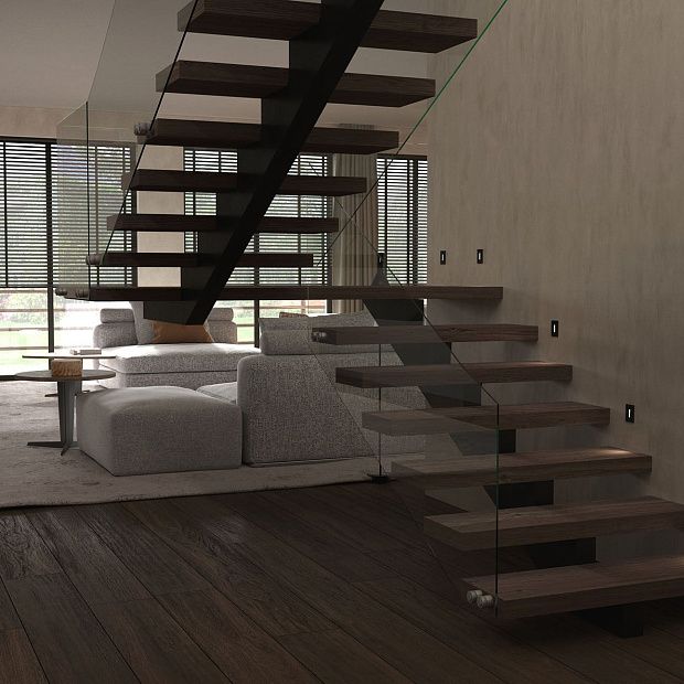 Skarlat  RWLB108 1W BK 3000K