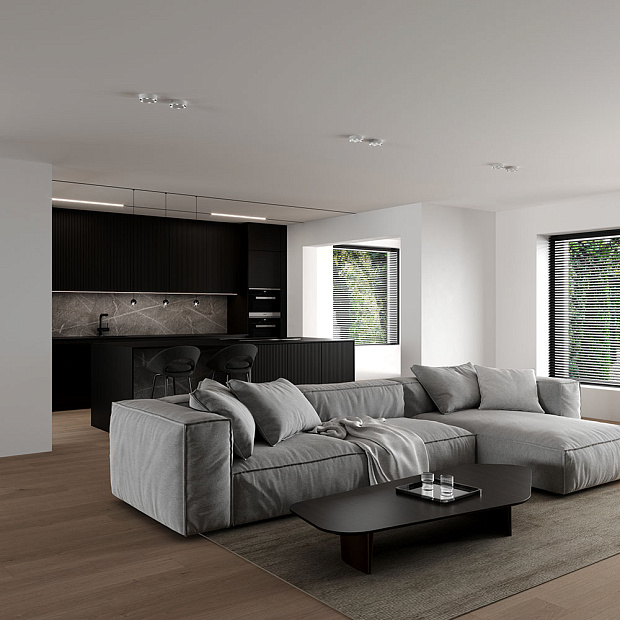 Skarlat RSLC78072 6×1.5W WH+BK 4000K