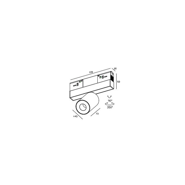 Skarlat RGD2016 3W BK 3000K