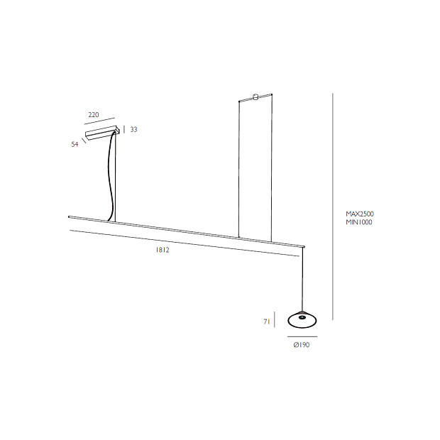 Skarlat  RHL7798 10W BK 3000K