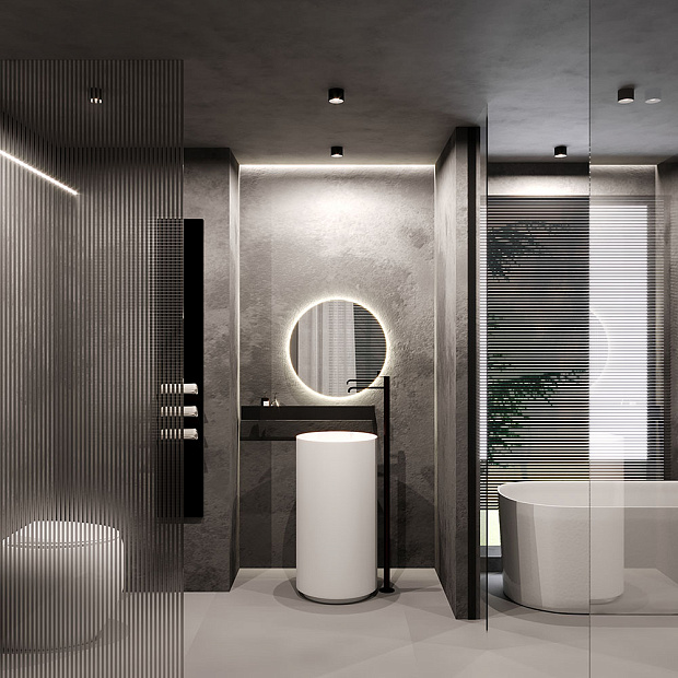 Skarlat RSLC78029 8W BK+WH 4000K