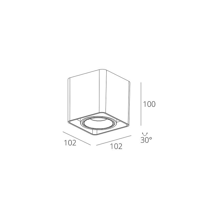 Skarlat RSLC78004 10W WH 4000K
