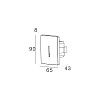 Skarlat  RWLB108 1W WH 4000K-0
