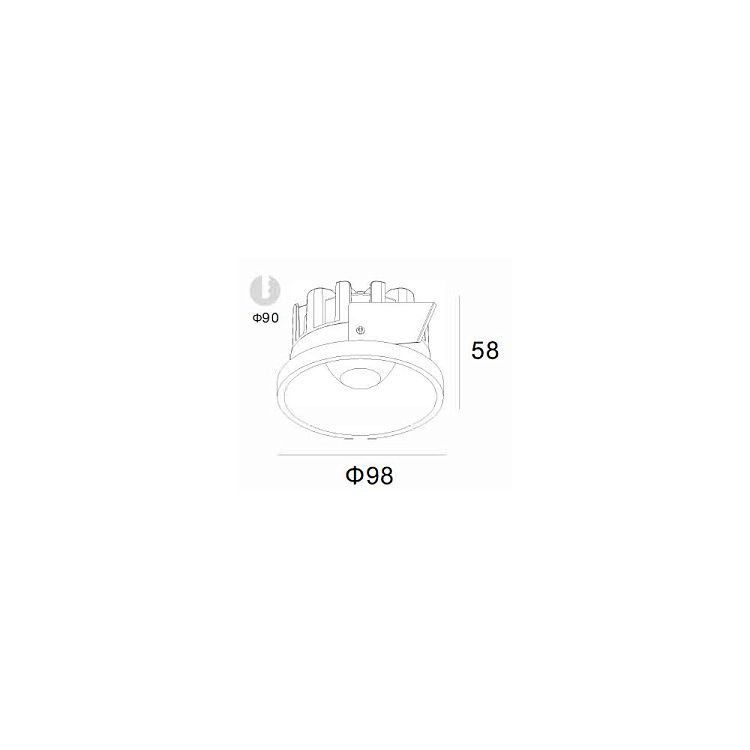 Skarlat RSL74091-4 18W WH 3000K