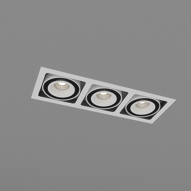 Skarlat  RGL7116-3 3×18W WH+BK 4000K