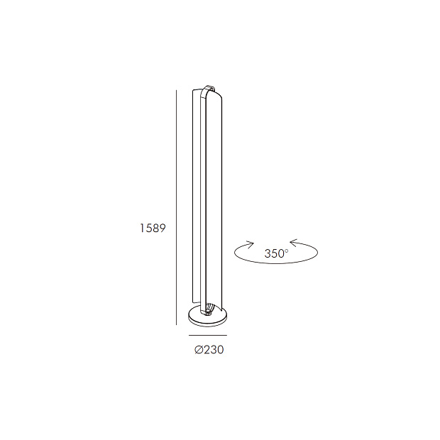 Skarlat  RLL8116 27W WH+BK 3000K