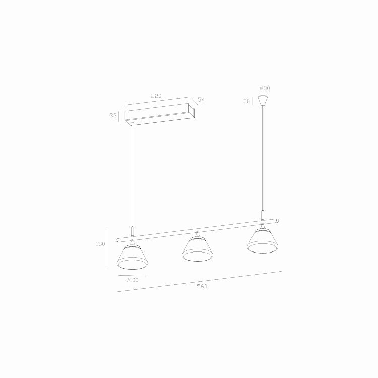Skarlat RHL77026 3*6W BK 4000K