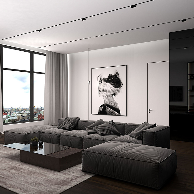 Skarlat  RLL2003 9W WH+BK 3000K