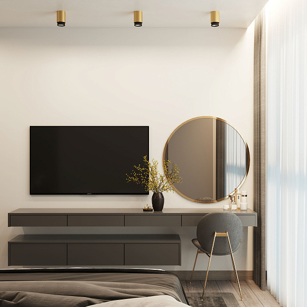 Skarlat  RSLC78014 15W GD+BK 3000K