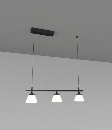 Skarlat RHL77026 3*6W BK 3000K