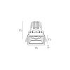 Skarlat  RSL74133 7W WH+BK 3000K-0