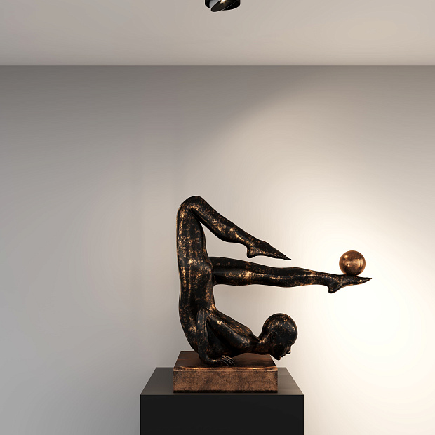 Skarlat RSLC78054 7W BK 3000K