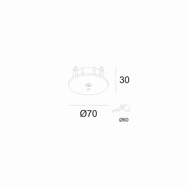 Skarlat RHL77010 BK Recessed box