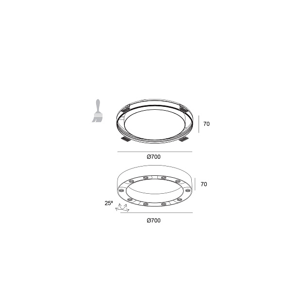 Skarlat  RSL74107 10×3W BK 4000K