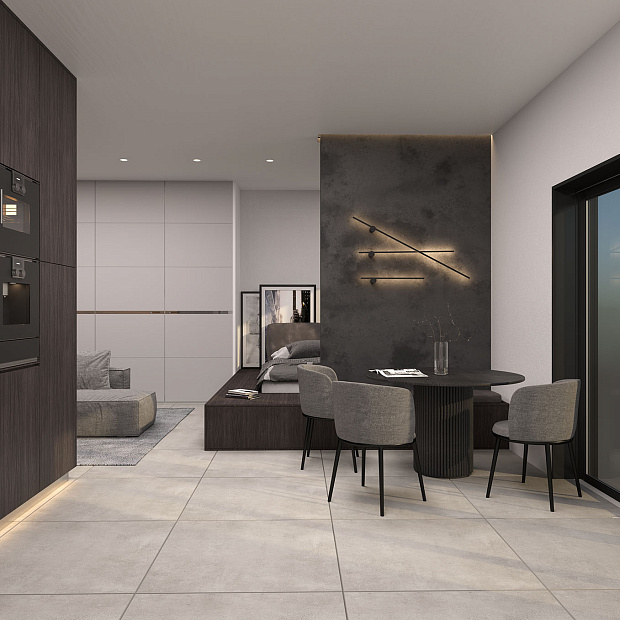 Skarlat  RWLB100 7W BK 3000K