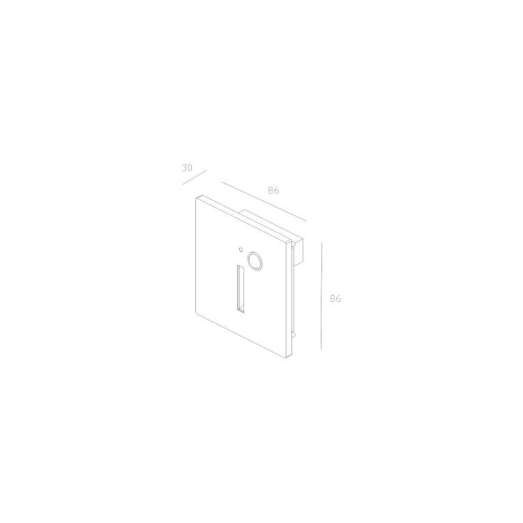 Skarlat  RWLB181 1W WH 3000K