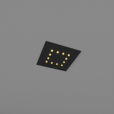 Skarlat  RSLC78063 12×1.5W BK+GD 3000K