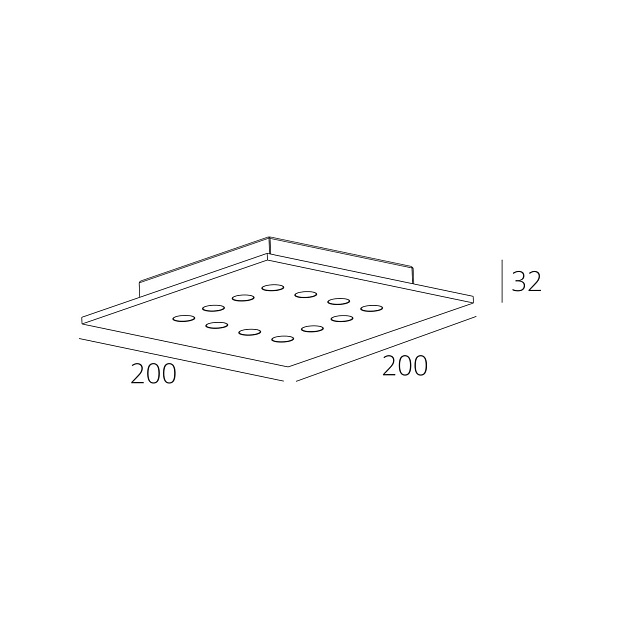Skarlat  RSLC78063 12×1.5W CF+SL 4000K