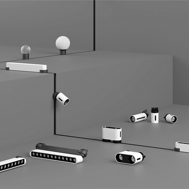 Skarlat RCZ-MZ07 12×1W WH+BK 4000K