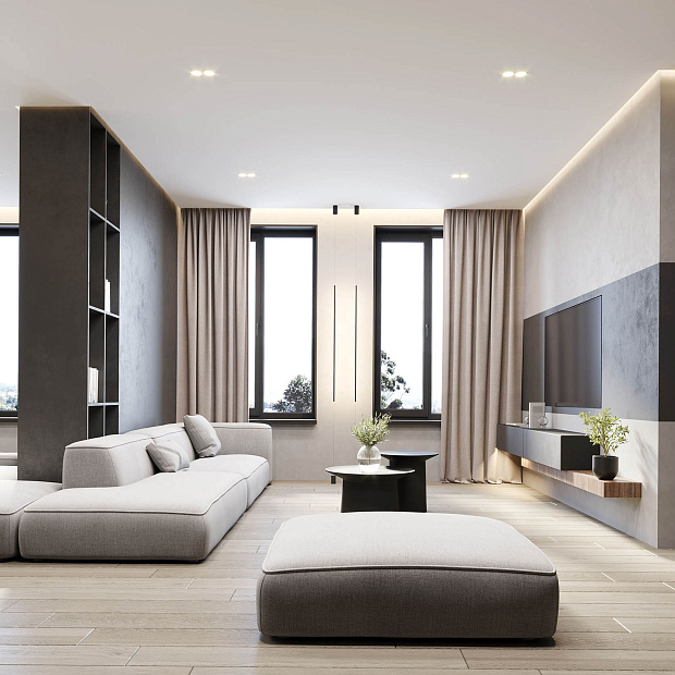 Skarlat  RHL7737 12W BK 4000K