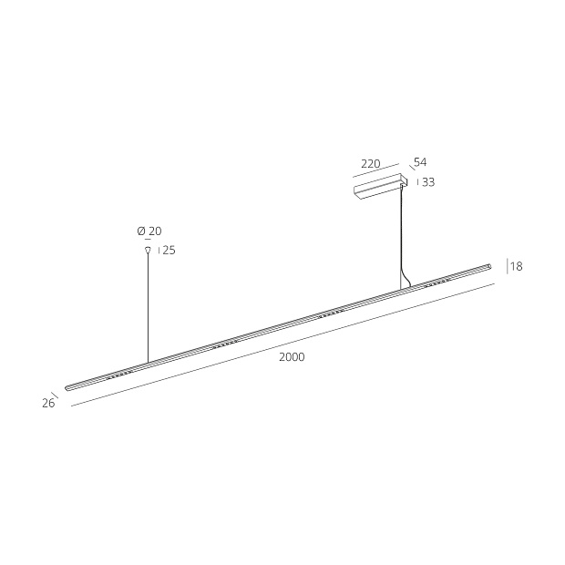 Skarlat  RHL7788 25W BK 3000K