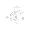 Skarlat  RSL74126 7W WH+BK 4000K-0
