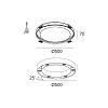 Skarlat  RSL74110 6×3W BK 4000K-0