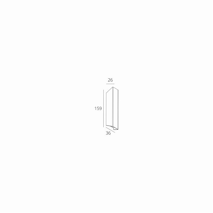 Skarlat  RWLB153 1W BK 3000K