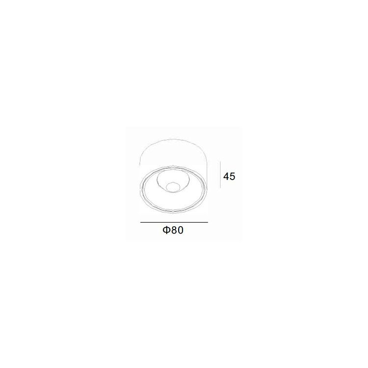 Skarlat RSLC78030 15W BK 3000K