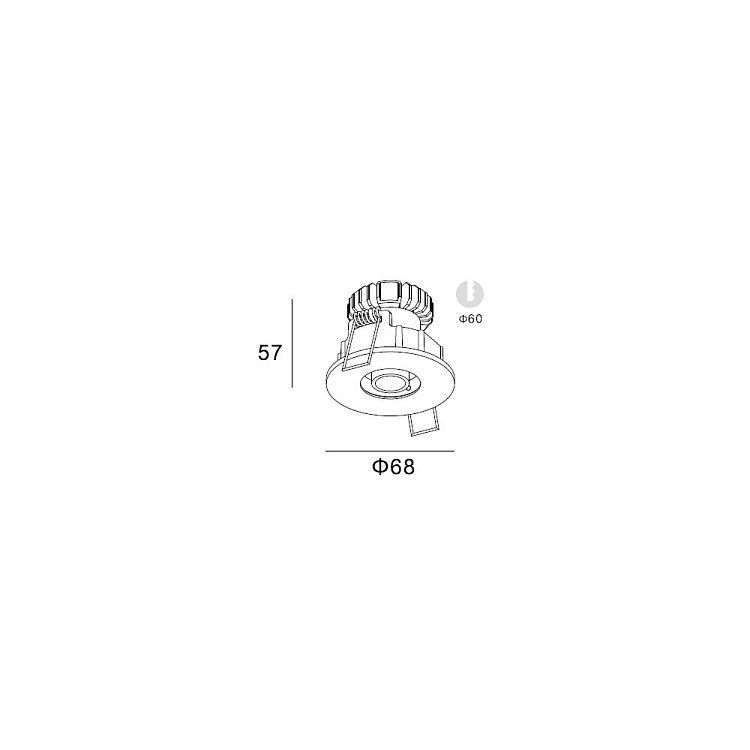 Skarlat RSL74189 3W WH+BK 3000K