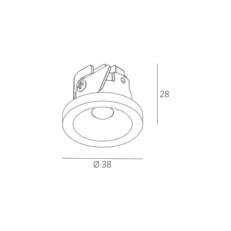 Skarlat  RSL74190 3W BK 4000K