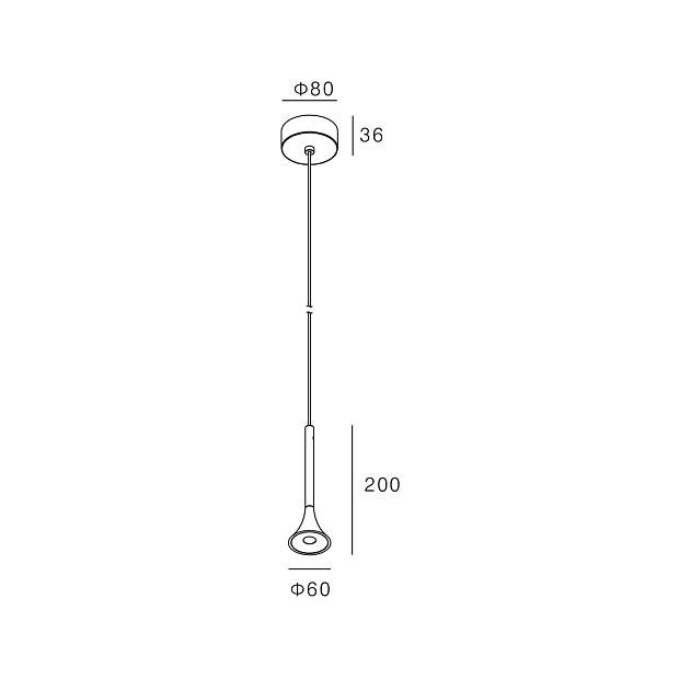 Skarlat  RHL7748 5W WH+BK 4000K