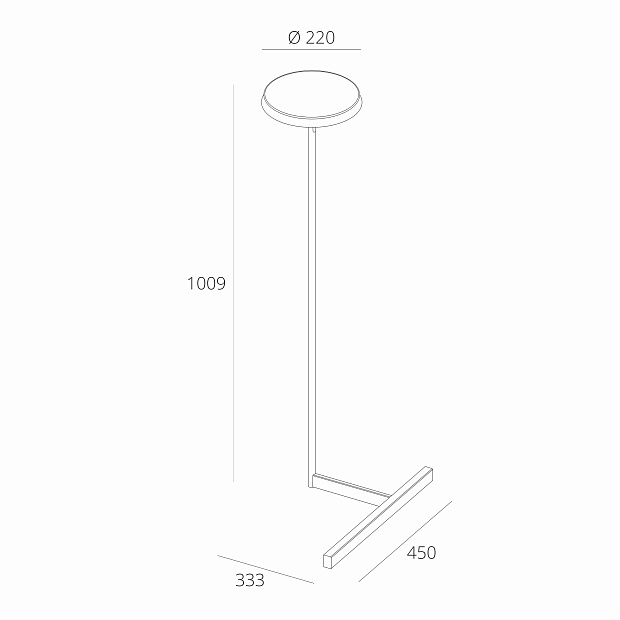 Skarlat  RLL8122 24W BK 4000K
