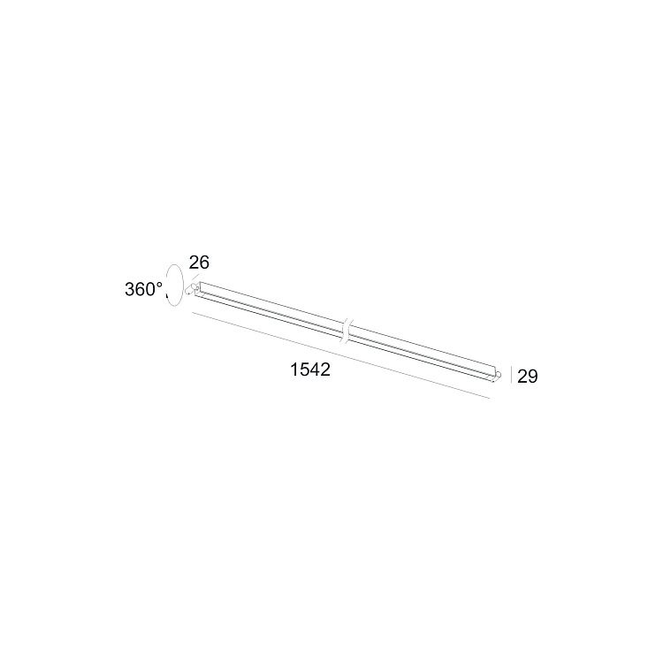 Skarlat  RWLB156 30W BK 4000K