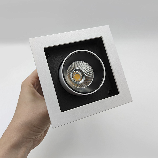 Skarlat  RGL7117-1 1×12W WH+BK 4000K