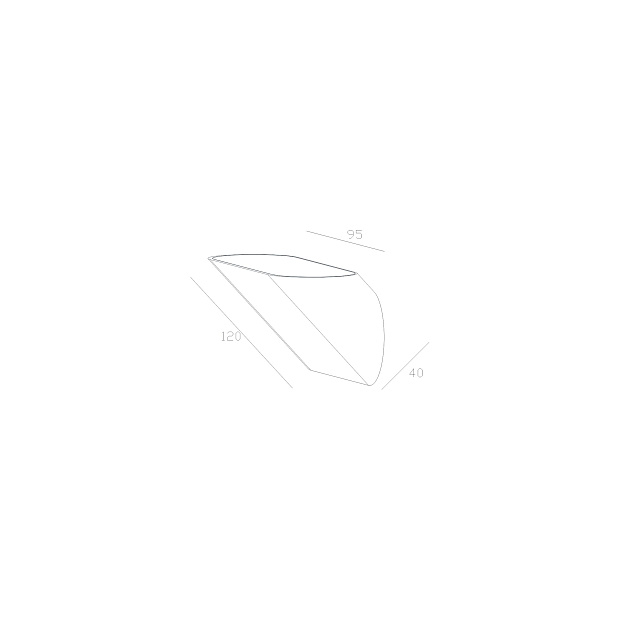 Skarlat RWLB084 4W BK 3000K