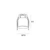 Skarlat RSL74W003-2 7W BK 4000K-0
