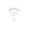 Skarlat  RDL73033 20W WH 3000K-0