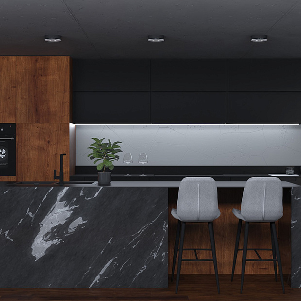 Skarlat  RSLС78032 3×3W BK+WH 3000K